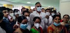 Minister Harishrao : ఆసుపత్రి ప్రారంభోత్సవంలో ఆసక్తికర ఘటన