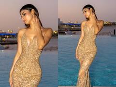 Mouni Roy Photos: टीवी की नागिन बनीं सुनहरी परी, गोल्डन ड्रेस में बलखाती दिखीं एक्ट्रेस मौनी रॉय
