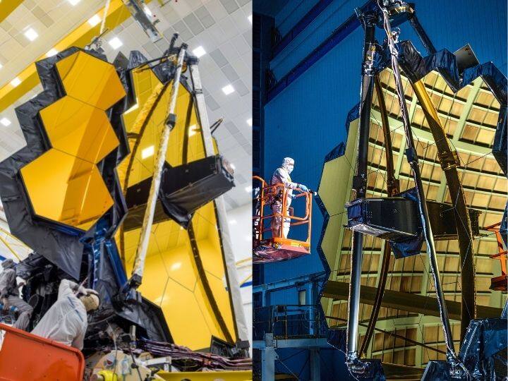 Major Milestone: NASA's Webb Telescope Does A First In Space As It Unfolds Gold Coated Primary Mirror Major Milestone: NASA's Webb Telescope Does A First In Space As It Unfolds Gold Coated Primary Mirror