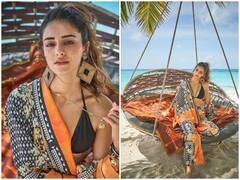 Ananya Panday Photos: बिकिनी पहने समंदर किनारे झूला झूलते हुए अनन्या पांडे ने कराया बेहद ग्लैमरस फोटोशूट, चढ़ा इंटरनेट का पारा