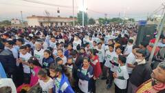 ભાજપના સાસંદે સરકારના કોરોનાના નિયમોના ઉડાવ્યા ધજાગરા, હજારોને ભેગા કરી મેરેથોન યોજી