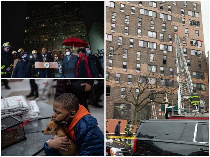 Nine kids among 19 dead in New York fire Mayor express his regret about the death New York Fire: न्यूयॉर्क में दर्दनाक हादसा, बहुमंजिला इमारत में आग लगने से 9 बच्चों समेत 19 की मौत, पढ़ें पूरी खबर