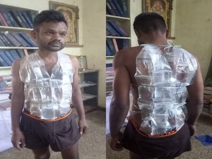 Cuddalore: A youth arrested for smuggling liquor from Pondicherry in Ayan movie style லாக் டவுன் கட்டுப்பாடுகளால் மூட் அவுட்- அயன்பட பாணியில் புதுச்சேரியில் இருந்து சாராயம் கடத்திய நபர் கைது