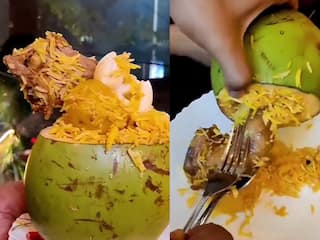 Watch Video | அடுத்து பைக் சைலன்சரும்.. பிவிசி குழாயும் தான்.! இளநீர் பிரியாணியை பங்கம் செய்யும் நெட்டிசன்ஸ்!