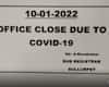 నెల్లూరు జిల్లాలో కరోనా భయంతో సబ్ రిజిస్ట్రార్ ఆఫీస్ మూత..