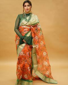 Sapna Choudhary Photos: सपना चौधरी ने साड़ी का पल्लू लहराकर मचाया बवाल! मांग में सिंदूर और कमर पर तगड़ी पहन धड़काया दिल