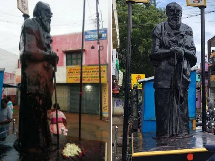 Khushbu condemned to Saffron powder for Periyar statue in Coimbatore Kushboo on Periyar: பெரியார் சிலைக்கு காவிப்பொடி பூசுபவர்கள் கோழைகள்...! - கோவை சம்பவத்துக்கு குஷ்பு கண்டனம்