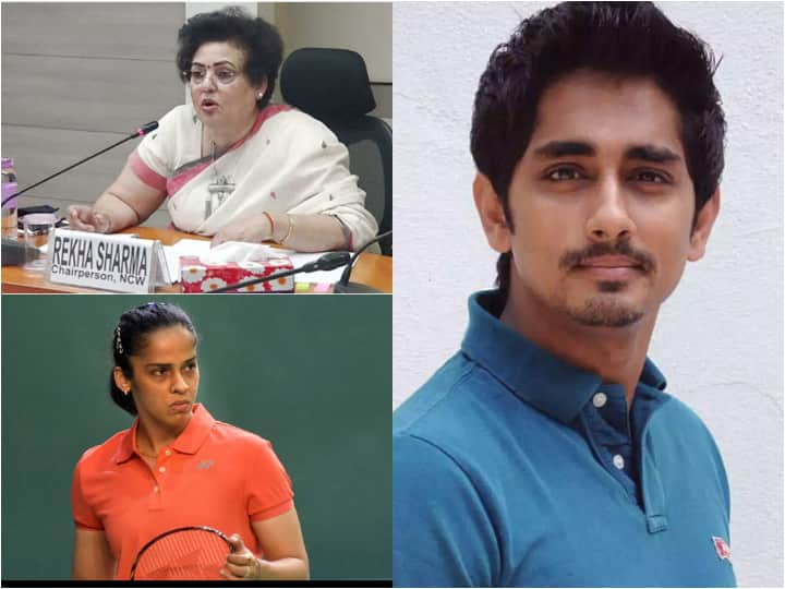 Jawed Habib spitting controversy and Actor Siddharth sexist remark Saina Nehwal NCW wants Police action Jawed Habib: जावेद हबीब और एक्टर सिद्धार्थ की बढ़ सकती हैं मुश्किलें, सख्त पुलिस एक्शन के मूड में महिला आयोग