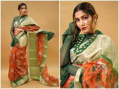 Sapna Choudhary Photos: सपना चौधरी ने साड़ी का पल्लू लहराकर मचाया बवाल! मांग में सिंदूर और कमर पर तगड़ी पहन धड़काया दिल