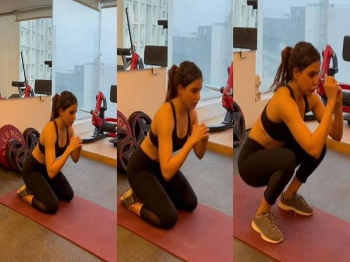 Samantha Ruth Prabhu burns up the internet with her workout video - WATCH VIDEO Watch Video |  இப்படி பண்ணுங்க பாக்கலாம் -  ரசிகர்களுக்கு சேலஞ்ச் கொடுத்த சமந்தா!