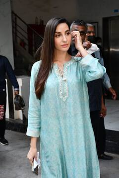 Nora Fatehi Photos: कोरोना से रिकवरी के बाद पहली बार सड़कों पर दिखीं नोरा फतेही, सूट सलवार पहने ट्रेडिशनल अवतार में ढाया कहर
