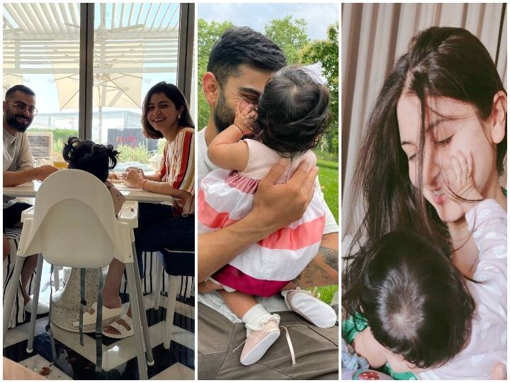 Virat And Anushka Daughter Photos: अनुष्का शर्मा (Anushka Sharma) और विराट कोहली (Virat Kohli) की बेटी वामिका (Vamika) आज मंगलवार 11 जनवरी को एक साल की हो चुकी हैं. ये कपल अक्सर इंस्टाग्राम पर पोस्ट शेयर कर अपनी बेटी की झलक दिखालाता रहता है. ऐसे में आज जब वामिका का फर्स्ट बर्थडे (Vamika First Birthday) है, इस खास मौके पर हम विराट और अनुष्का (Virat And Anushka Daughter) की लाडली की कुछ क्यूट तस्वीरें (Vamika Cute Photos) शेयर करने जा रहे हैं.