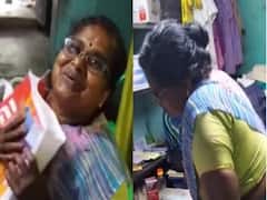 Watch: जन्मदिन पर बेटे के हाथों से गिफ्ट पाकर भर आई मांं की आंखें, बेटा बोला- तुम्हारी खुशी से बढ़कर कुछ भी नहीं