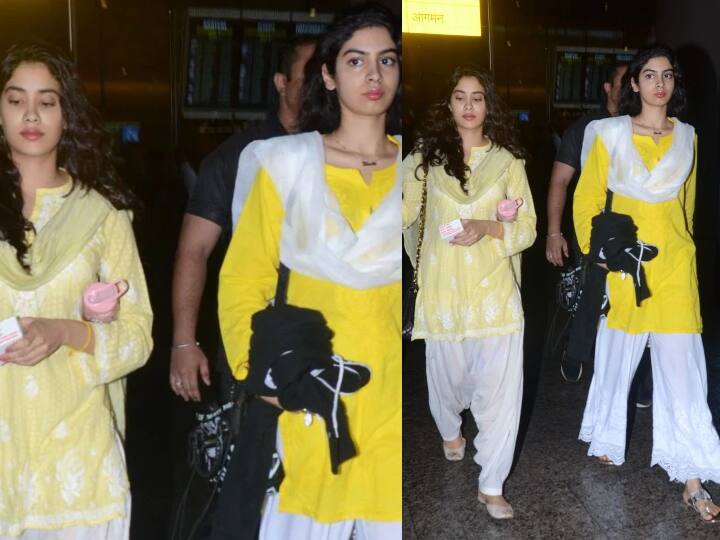 सिर्फ वेस्टर्न ड्रेसेज में ही नहीं बल्कि जाह्नवी और खुशी, दोनों बहनें ट्रडिशनल इंडियनवेअर में भी बेहद खूबसूरत लगती हैं.