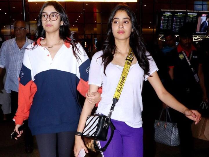 जाह्ववी और खुशी का यह कैजुअल लुक भी काफी स्टाइलिश है.