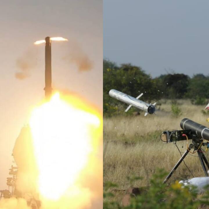 sea to sea variant of BrahMos missile and manvportable antivtank guided missile was tested today ann भारत ने एक दिन में दिखाईं 'दो ताकतें', BrahMos के Sea वेरिएंट और एंटी टैंक गाइडेड मिसाइल का किया सफल परीक्षण