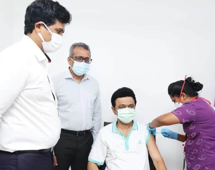 TN CM MK Stalin Receives Covid 19 Booster Dose at Chennai kauvery hospital Covid 19 Booster Dose:  கொரோனாவுக்கான பூஸ்டர் தடுப்பூசி போட்டுக்கொண்டார் முதலமைச்சர் ஸ்டாலின்