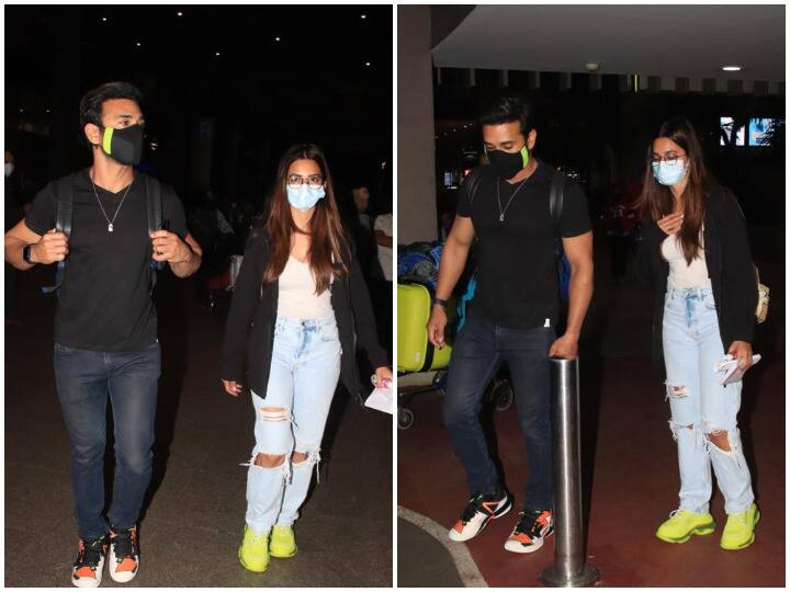 Pulkit Samrat Kirti Kharband Spotted: बॉलीवुड स्टार पुलकित सम्राट को हाल ही में कीर्ति खरबंदा के साथ स्पॉट किया गया. इस दौरान इस कपल की कुछ खास तस्वीरें हम आपके लिए लेकर आए हैं जिन्हें आप आगे की स्लाइड्स में देख सकते हैं.