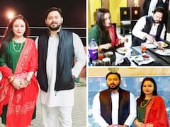Tejashwi Yadav Rachel Photo: बिहार के ‘एफिल टावर’ पर पत्नी संग पहुंचे तेजस्वी, खाने-पीने के बाद कराया फोटो शूट, देखें तस्वीरें