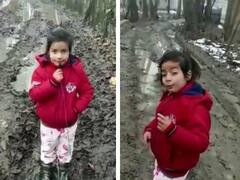 Watch: रिपोर्टर बनी कश्मीर की छोटी बच्ची, इलाके की समस्या के साथ दिखा टैलेंट, जीत रही सबका दिल