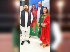 Tejashwi Yadav Rachel Photo: बिहार के ‘एफिल टावर’ पर पत्नी संग पहुंचे तेजस्वी, खाने-पीने के बाद कराया फोटो शूट, देखें तस्वीरें