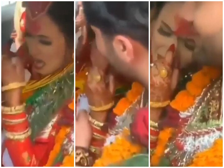 Bride Crying In Bidaai Aftre Wedding Hudding Husband Nautanki Bride Forgets  Her Family Watch Funny Bride Trending Video | Watch: विदाई में बुरी तरह रो  रही थी दुल्हन, दूल्हे ने सबके सामने