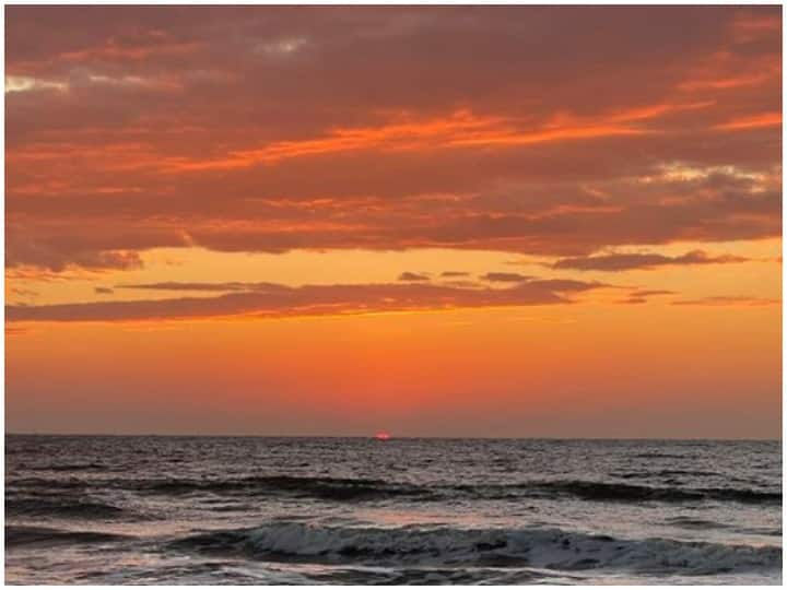 Anand Mahindra starts Sunset Fest by sharing a picture of Sunset on Twitter Trending News: आनंद महिंद्रा ने ट्विटर पर सनसेट की तस्वीर शेयर कर शुरू किया 'सनसेट फेस्ट'