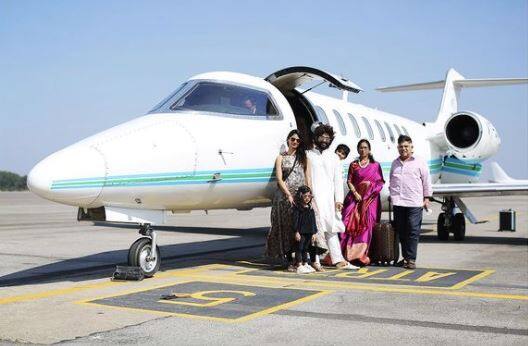 ਕਾਰਾਂ ਤੋਂ ਇਲਾਵਾ ਅਲੂ ਕੋਲ ਇੱਕ ਪ੍ਰਾਈਵੇਟ ਜੈੱਟ ਵੀ ਹੈ ਜਿਸ ‘ਚ ਸਫਰ ਕਰਦੇ ਹੋਏ ਉਹਨਾਂ ਨੇ ਪਰਿਵਾਰ ਦੇ ਨਾਲ ਕਈ ਤਸਵੀਰਾਂ ਵੀ ਸੋਸ਼ਲ ਮੀਡੀਆ ‘ਤੇ ਸ਼ੇਅਰ ਕੀਤੀਆਂ ਸਨ ।