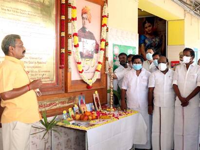 Vivekanandas birthday celebration in Kumbakonam கும்பகோணத்தில் கோலாகலமாக நடந்த விவேகானந்தர் பிறந்தநாள் விழா