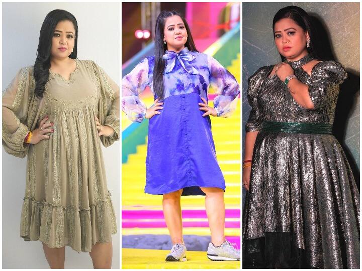 Bharti Singh Pregnancy Look: कॉमेडियन भारती सिंह (Bharti Singh) घर-घर में जाना पहचाना नाम बन चुकी हैं. भारती (Bharti Singh Show) ना सिर्फ अपने शो की वजह से बल्कि अपने अनोखे अंदाज के लिए भी काफी पॉपुलर हैं. इन दिनों वो अपने प्रेग्नेंसी लुक्स (Bharti Singh Stylish Pregnancy Looks For Plus Size) को लेकर चर्चा में बनी हुई हैं.