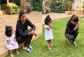 ઘાયલ પક્ષી માટે  શિલ્પા શેટ્ટીની દીકરી સમીશાએ કર્યા ગાયત્રી મંત્રના જાપ, જુઓ વીડિયો