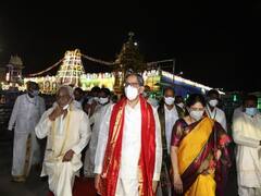 IN PICS | CJI NV Ramana Visits Tirumala Temple On Eve Of Vaikunta Ekadasi
