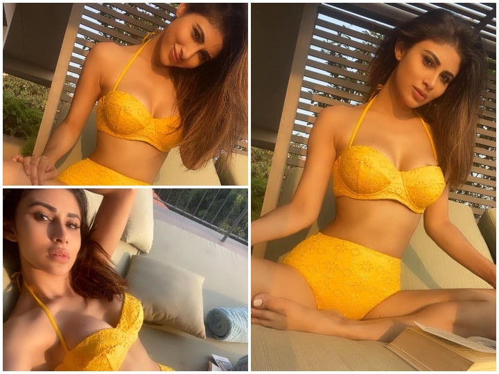 बॉलीवुड एक्ट्रेस  मौनी रॉय (Mouni Roy) अपनी शादी की खबरों को लेकर लगातार सुर्खियों में छाई हुई हैं. मीडिया रिपोर्ट्स के अनुसार मौनी रॉय दुबई के बिजनेसमैन सूरज नांबियार संग 27 दिसंबर को शादी के बंधन में बंधने जा रही हैं. इस बीच मौनी ने बिकिनी में अपनी फोटो शेयर कर इंटरनेट पर तहलका मचा कर रख दिया है.