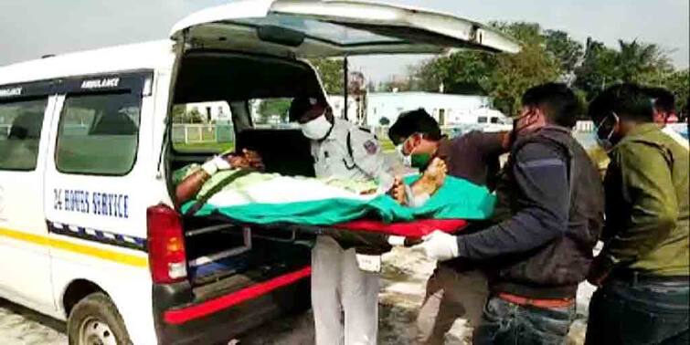 Ganga Sagar 2022  A Woman Burnt In  Fire,  brought to Howrah by airlift for treatment Ganga Sagar Accident : আগুন পোহাতে গিয়ে ঝলসে গেলেন মহিলা, এয়ারলিফট করে হাওড়ায় এনে চিকিৎসা