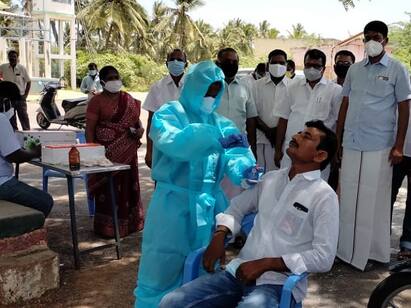 Today Corona Positive 69 Discharge 12 Death 0 in Karur கரூரில் புதிதாக 69 நபர்களுக்கும், நாமக்கலில் 228 நபர்களுக்கும் தொற்று பாதிப்பு