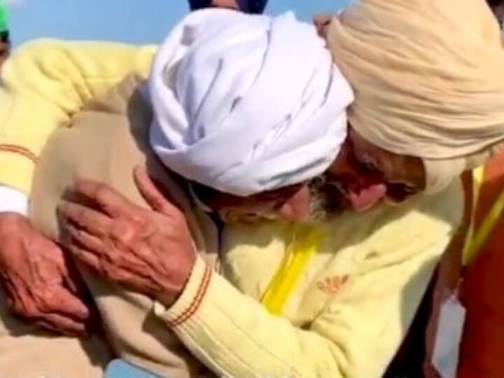 two brothers meet after 74 years at kartarpur corridor, they ware separated in the partition of India Watch : भारत-पाकिस्तान के बंटवारे में बिछड़ गए थे दो भाई, करतारपुर कॉरिडोर ने 74 साल बाद मिलाया