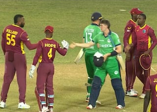 WI vs IRE: T20 વર્લ્ડ કપમાં મોટો ઉલટફેર, બે વખતની ચેમ્પિયન વેસ્ટ ઈન્ડિઝ ટૂર્નામેન્ટમાંથી બહાર, આયર્લેન્ડે આપી કારમી હાર આપી