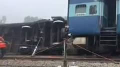 Bikaner-Guwahati ट्रेन हादसे में 9 की मौत, हादसे की जगह पर पहुंचे रेल मंत्री