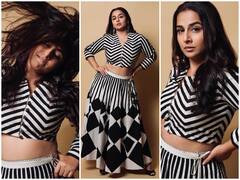 Vidya Balan Photo: मोनोक्रोम को-आर्ड सेट में विद्या बालन का दिखा अब तक का सबसे ग्लैमरस लुक, स्टाइल ऐसा की कोई भी दीवाना हो जाए