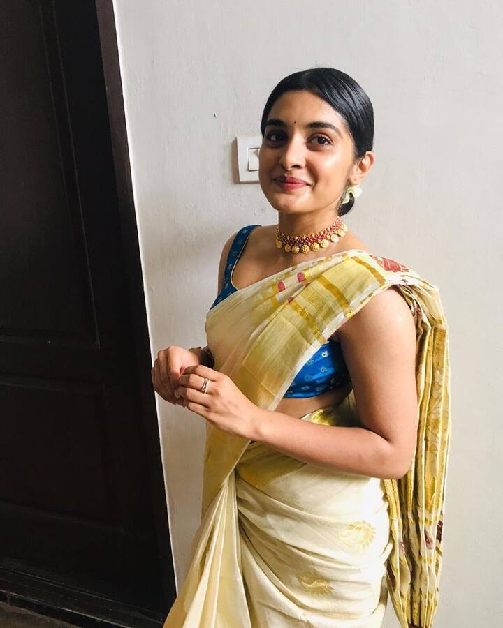నివేదా థామస్.. చీరలో ఎంత ముద్దుగా ఉందో చూడండి - Image Credit: Nivetha Thomas/Instagram