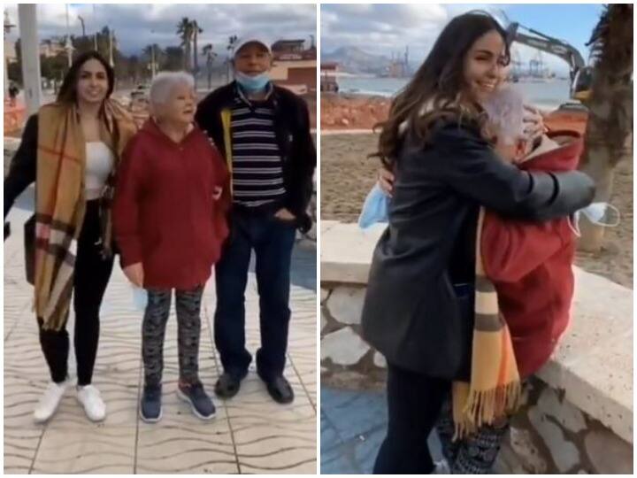 Granddaughter traveled 3500 miles to surprise grandmother video will touch my heart Watch: दादी को सरप्राइज देने के लिए पोती ने किया 3500 मील का सफर, दिल को छू लेगा वीडियो