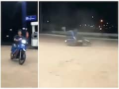 Watch: स्कूटी पर हीरोपंती लड़के को पड़ी महंगी, लोग पूछ रहे- सलामत बची है कोई हड्डी पसली?