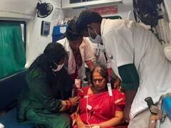 Tamilisai Soundararajan | இருசக்கர வாகனத்தில் மயங்கி விழுந்த பெண்… உடனடியாக முதலுதவி அளித்த ஆளுநர் தமிழிசை..