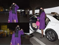 ਪਰਪਲ ਡ੍ਰੈੱਸ 'ਚ ਏਅਰਪੋਰਟ 'ਤੇ ਸਪੌਟ ਹੋਈ Nora Fatehi, ਦਿਖਿਆ ਗਲੈਮਰਸ ਰੂਪ