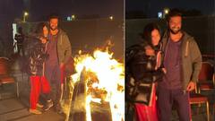 Katrina Lohri Photos : કેટરિના-વિકી કૌશલે કેવી રીતે ઉજવી પહેલી લોહરી, જુઓ તસવીરો