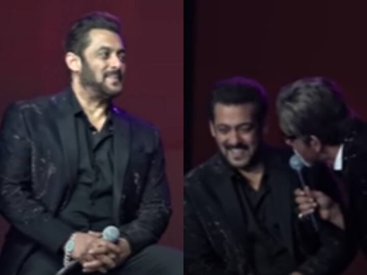 Salman Khan blushes as Amitabh Bachchan advises him to get married Salman Khan Blushes: 'Amitabh Bachchan' ने सलमान खान को दी शादी करने की सलाह, भाईजान का चेहरा शर्म से हुआ लाल
