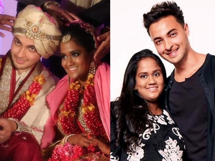 Aayush Sharma Warned By Wife Arpita Not To Make A Joke Out Of Himself At  Their Sangeet | Throwback: जब अपनी ही संगीत में Aayush Sharma को पत्नी  अर्पिता ने दी थी