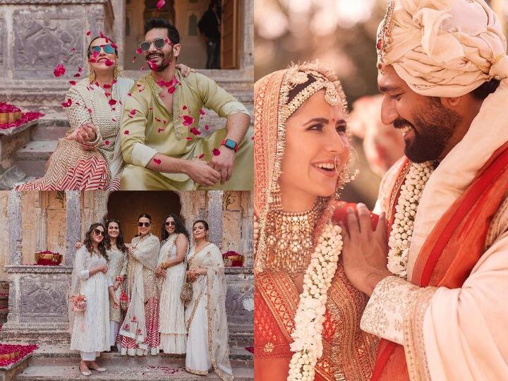 Foto Tak Terlihat Pernikahan VicKat: Neha Dhupia membagikan foto tak terlihat pernikahan Vicky Kaushal-Katrina Kaif, membuat keributan sebagai prosesi pernikahan