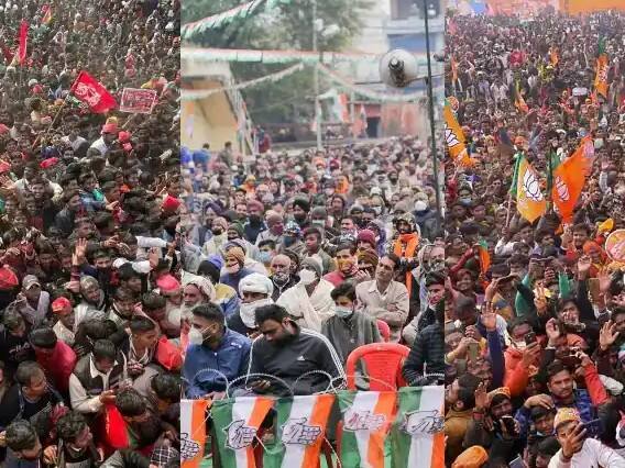 Elections 2022 Election Commission releaf for Polical Parties allow public gathering campaigning with conditions extends ban on rallies till Feb 11 Elections 2022: चुनाव आयोग की राजनीतिक दलों को बड़ी राहत, तय संख्या के साथ जनसभा की मंजूरी - जानिए पूरा ब्योरा