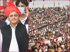 UP Election 2022: SP मुख्यालय में भीड़ जुटाने पर EC का कड़ा एक्शन,  SHO सस्पेंड लेकिन बड़े नेताओं पर कार्रवाई नहीं 